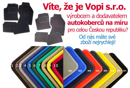 Kobere�ky a koberce do auta