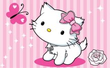 D�tsk� koberec Charmmy Kitty Butterfly