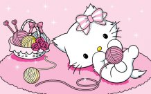 D�tsk� koberec Charmmy Kitty Playing