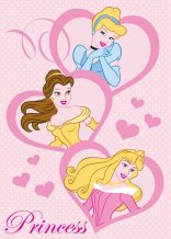 D�tsk� koberec Hearts of Princesses P29