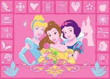 D�tsk� koberec Princesses Icons P16