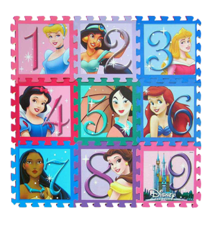 D�tsk� koberec Puzzle Princezny PUZ03-9332