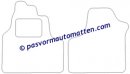 Autokoberce Citroen Evasion 1994 - 11/2002 - přední sada 2 kusy