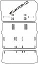 Autokoberce Citroen Evasion 1994 - 11/2002 zadní sada