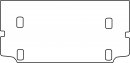 Autokoberce Citroen Jumper combi 3 řada pevná lavice 2014-
