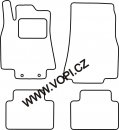 Autokoberce Mercedes A W169 original fixace 2004 -