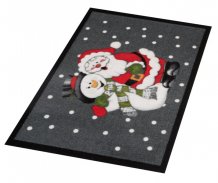 AKCE: 40x60 cm TEST Rohožka Vánoce - sněhulák, santa 103048 - na ven i na doma
