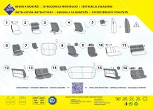 Autopotah Cappa DG OCTAVIA černá/červená