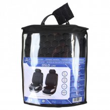 Autopotahy OSLO Lima černá/šedá 2 ks