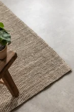 Běhoun Bouclé Jute 105975 Grey Brown