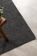 Běhoun Bouclé Jute 105976 Black