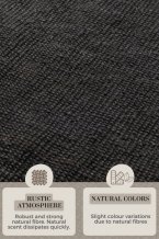 Běhoun Bouclé Jute 105976 Black