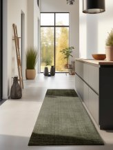 Běhoun Bouclé Jute 105977 Jungle Green