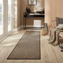 Běhoun Geometric Jute Black
