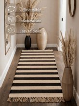 Běhoun Handloom 106334 Playa White Black