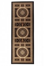 Běhoun Herat 105989 Black Cream