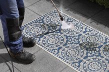 Běhoun Twin Supreme 104130 Blue/Cream – na ven i na doma