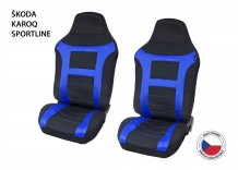 Cappa Autopotahy Perfetto EL Škoda Karoq Sportline modrá 2 ks