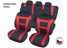 Cappa Autopotahy Perfetto EL SsangYong Tivoli červená