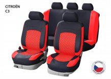 Cappa Autopotahy Perfetto HL Citroën C3 černá/červená