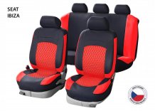 Cappa Autopotahy Perfetto HL Seat Ibiza černá/červená
