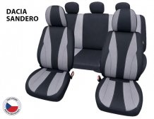 Cappa Autopotahy Perfetto TM Dacia Sandero černá/šedá