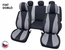 Cappa Autopotahy Perfetto TM Fiat Dobló černá/šedá