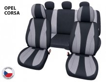 Cappa Autopotahy Perfetto TM Opel Corsa černá/šedá