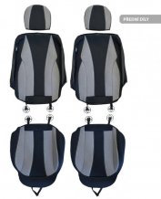 Cappa Autopotahy Perfetto TM Peugeot 207 černá/šedá