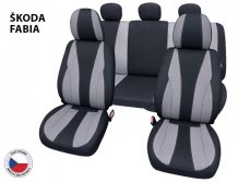 Cappa Autopotahy Perfetto TM Škoda Fabia černá/šedá