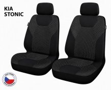 Cappa Autopotahy Perfetto ZL Kia Stonic černá/šedá 2M