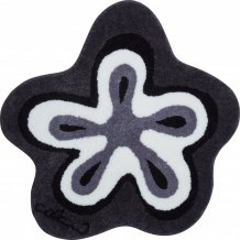 Colani 1 - Kruhová koupelnová předložka, antracitová