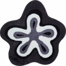 Colani 1 - Kruhová koupelnová předložka, antracitová