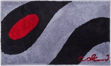 Colani 35 - Koupelnová předložka, světle šedá černá