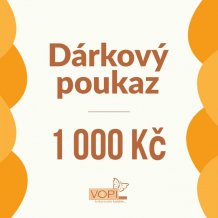 Dárkový poukaz Vopi v hodnotě 1000 Kč