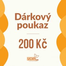 Dárkový poukaz Vopi v hodnotě 200 Kč