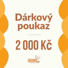 Dárkový poukaz Vopi v hodnotě 2000 Kč