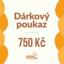 Dárkový poukaz Vopi v hodnotě 750 Kč