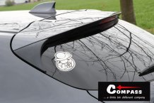 Dekor samolepící BABY IN CAR stříbrný