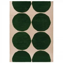 Designový vlněný koberec Marimekko Isot Kivet zelený 132507 Brink & Campman