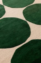 Designový vlněný koberec Marimekko Isot Kivet zelený Brink & Campman