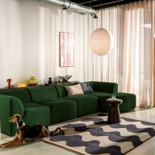 Designový vlněný koberec Marimekko Lokki  černý 133905 Brink & Campman