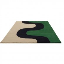 Designový vlněný koberec Marimekko Seireeni zelený Brink & Campman