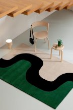 Designový vlněný koberec Marimekko Seireeni zelený Brink & Campman