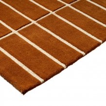 Designový vlněný koberec Marimekko Tiiliskivi hnědý 132905 Brink & Campman