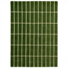 Designový vlněný koberec Marimekko Tiiliskivi zelený 132907  Brink & Campman