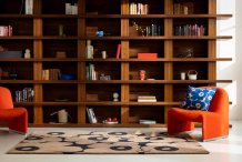 Designový vlněný koberec Marimekko Unikko béžový 132211 Brink & Campman