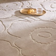 Designový vlněný koberec Marimeko Piirto Uniko béžový Brink & Campman