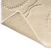 Designový vlněný koberec Marimeko Piirto Uniko bílý Brink & Campman