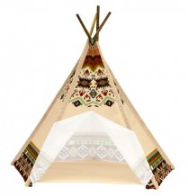 Dětské tepee design hnědý - Dětské tepee design hnědý